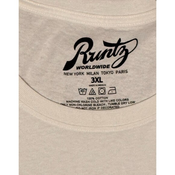 Runtz Worldwide "Time Is Money" T-Shirt 3XL NWT Gold Diamond Clock Streetwear - Picture 4 of 5